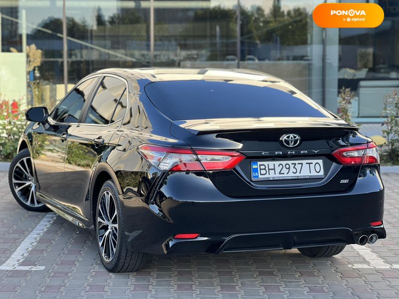 Toyota Camry, 2018, Бензин, 2.4 л., 143 тис. км, Седан, Чорний, Одеса 111091 фото