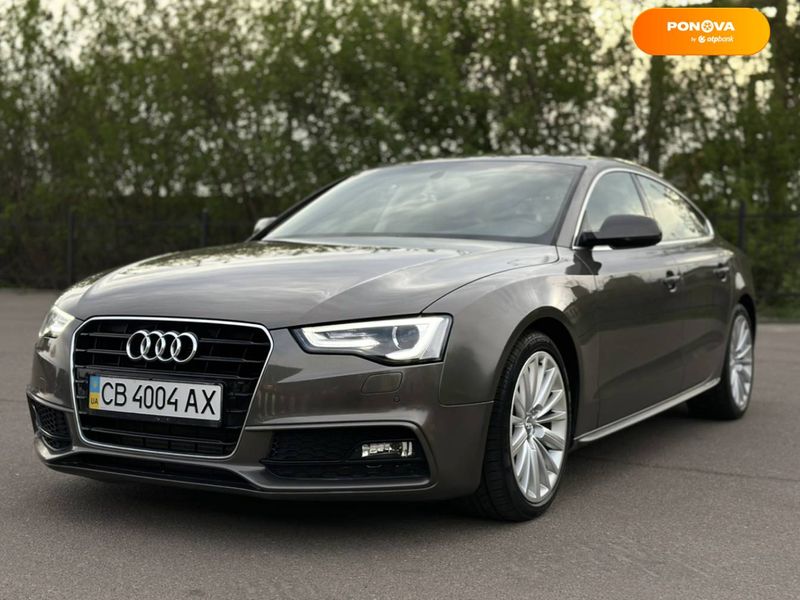 Audi A5 Sportback, 2013, Дизель, 2 л., 125 тыс. км, Лифтбек, Серый, Чернигов Cars-Pr-69027 фото