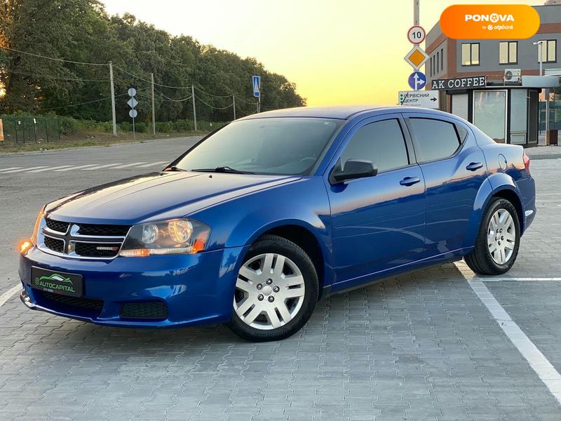 Dodge Avenger, 2013, Бензин, 2.36 л., 155 тис. км, Седан, Синий, Киев 194667 фото