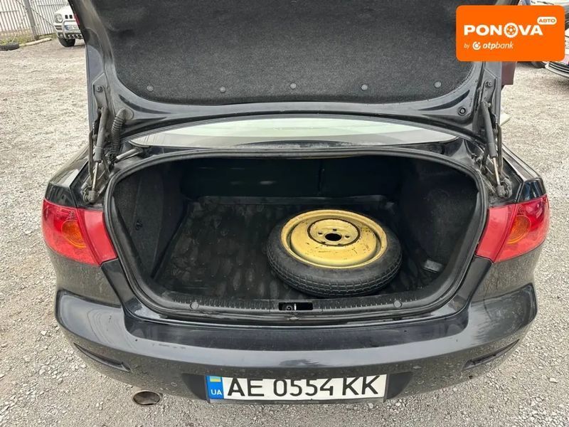 Mazda 3, 2005 р., Газ пропан-бутан / Бензин, Седан, Чорний, Кам'янське (Дніпродзержинськ) AT-10404017 фото