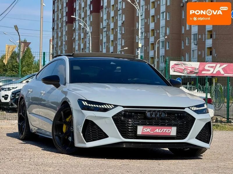 Audi A7 Sportback, 2019 р., Бензин, 99 тис. км, Седан, Сірий, Київ AT-10427676 фото