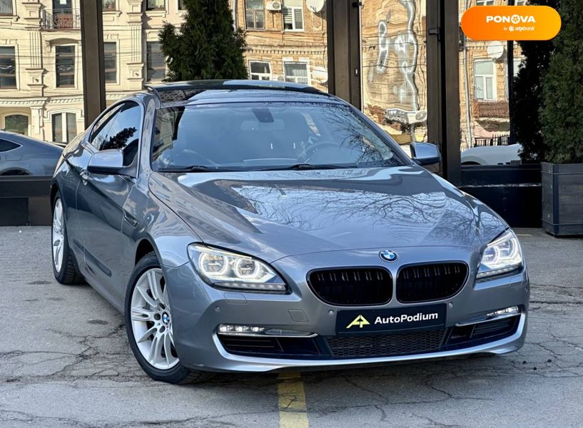 BMW 6 Series, 2014, Бензин, 3 л., 229 тис. км, Купе, Сірий, Київ 16082 фото