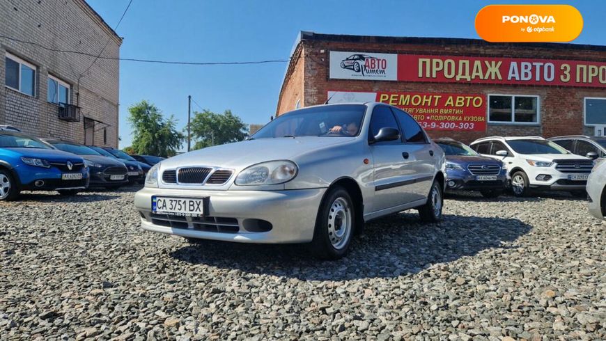 Daewoo Lanos, 2004, Бензин, 1.6 л., 217 тис. км, Седан, Сірий, Сміла 98725 фото