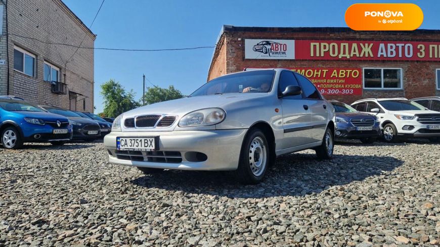 Daewoo Lanos, 2004, Бензин, 1.6 л., 217 тис. км, Седан, Сірий, Сміла 98725 фото