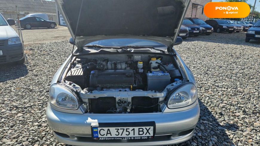 Daewoo Lanos, 2004, Бензин, 1.6 л., 217 тыс. км, Седан, Серый, Смела 98725 фото