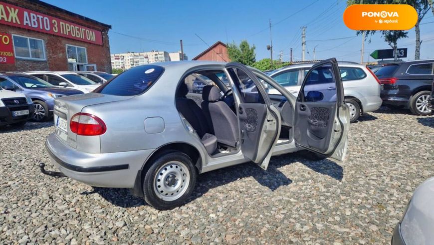 Daewoo Lanos, 2004, Бензин, 1.6 л., 217 тис. км, Седан, Сірий, Сміла 98725 фото