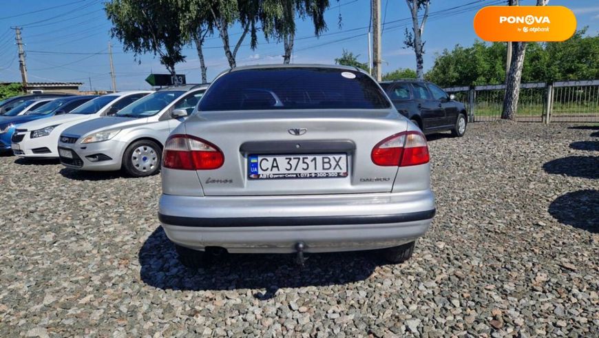 Daewoo Lanos, 2004, Бензин, 1.6 л., 217 тыс. км, Седан, Серый, Смела 98725 фото