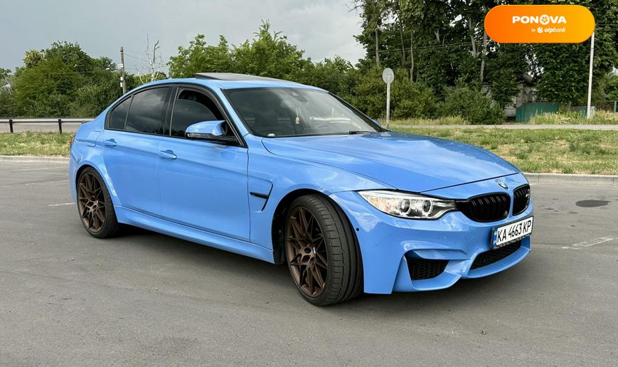 BMW M3, 2016, Бензин, 2.98 л., 95 тыс. км, Седан, Синий, Лохвиця Cars-Pr-170860 фото