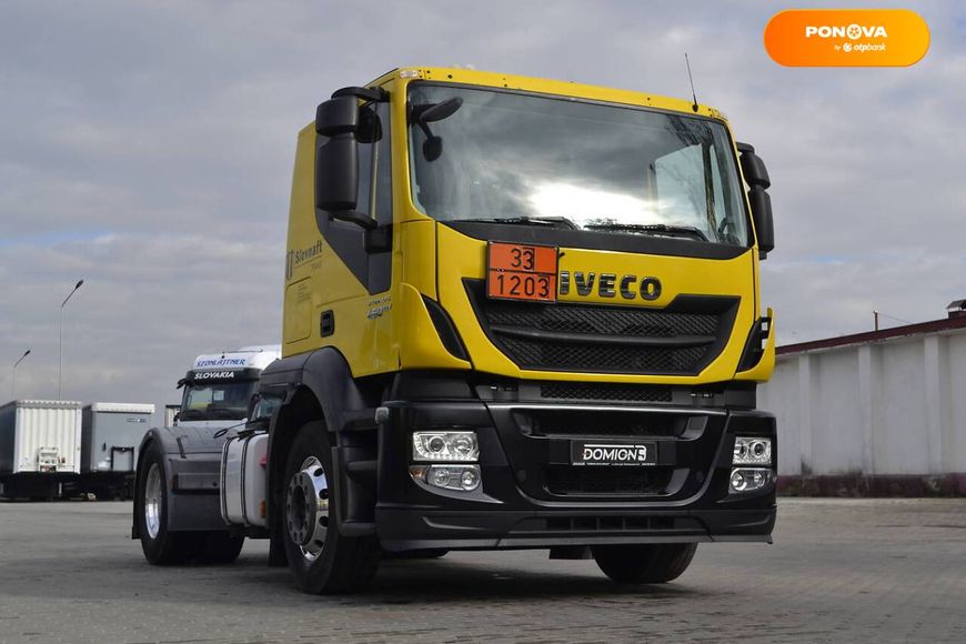 Iveco Stralis, 2014, Дизель, 10.3 л., 1060 тис. км, Тягач, Жовтий, Хуст 40908 фото