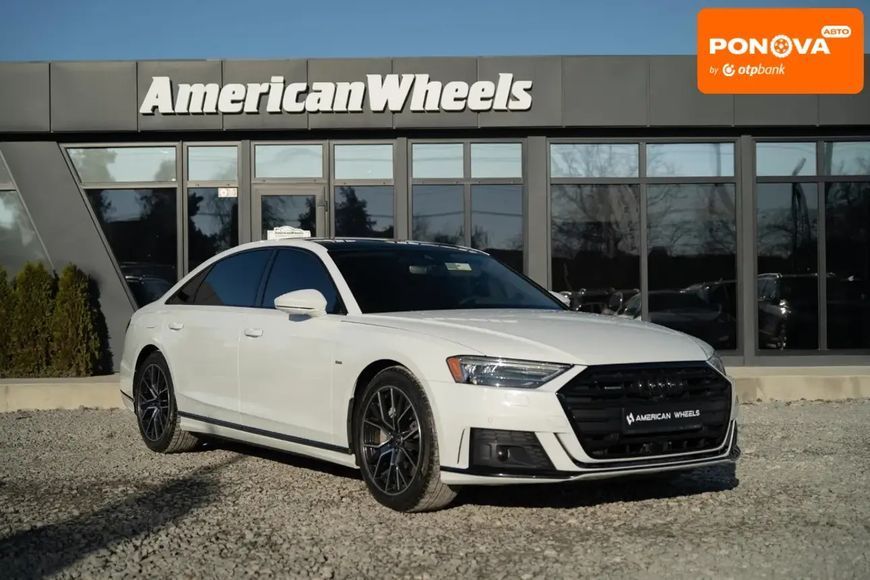 Audi A8, 2021 г., Бензин, 93 тыс. км, Седан, Белый, Черновцы AT-10406456 фото
