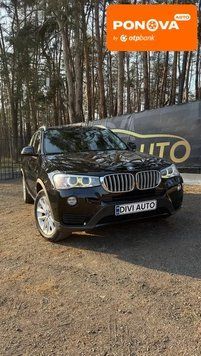 BMW X3, 2015 р., Бензин, 241 тис. км, Позашляховик / Кросовер, Чорний, Київ AT-10416071 фото