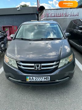 Honda Odyssey, 2014, Бензин, 3.47 л., 160 тис. км, Мінівен, Сірий, Київ Cars-Pr-152206 фото