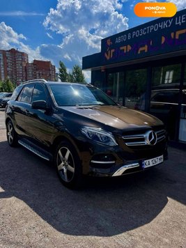 Mercedes-Benz GLE-Class, 2015, Бензин, 3 л., 128 тис. км, Позашляховик / Кросовер, Коричневий, Київ 107901 фото
