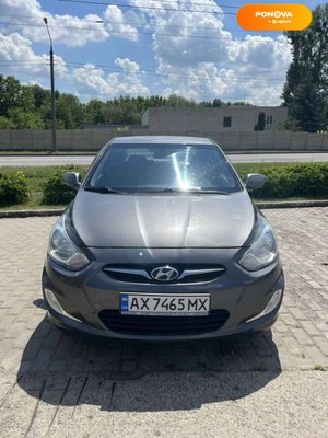 Hyundai Accent, 2012, Газ пропан-бутан / Бензин, 176 тис. км, Седан, Сірий, Харків Cars-Pr-65924 фото