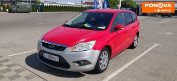 Ford Focus C-Max, 2009, Газ пропан-бутан / Бензин, 1.6 л., 216 тис. км, Мікровен, Червоний, Черкаси Cars-Pr-270511 фото