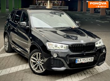 BMW X3, 2015, Бензин, 2 л., 81 тис. км, Позашляховик / Кросовер, Чорний, Київ 280311 фото