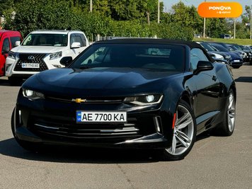 Chevrolet Camaro, 2017, Бензин, 3.6 л., 93 тис. км, Кабріолет, Чорний, Кривий Ріг Cars-Pr-251999 фото