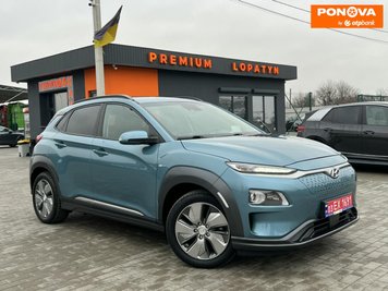 Hyundai Kona, 2019, Електро, 140 тис. км, Позашляховик / Кросовер, Зелений, Лопатин 280004 фото