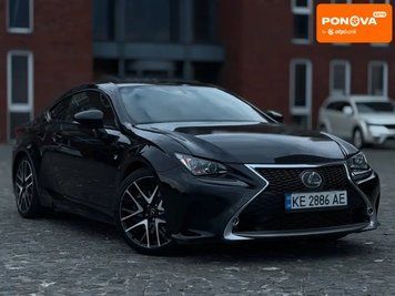 Lexus RC, 2017 р., Газ пропан-бутан / Бензин, 120 тис. км, Седан, Чорний, Дніпро (Дніпропетровськ) AT-10415448 фото