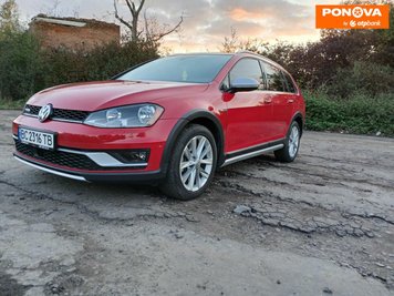 Volkswagen Golf Alltrack, 2016, Бензин, 1.8 л., 129 тис. км, Універсал, Червоний, Львів Cars-Pr-272859 фото