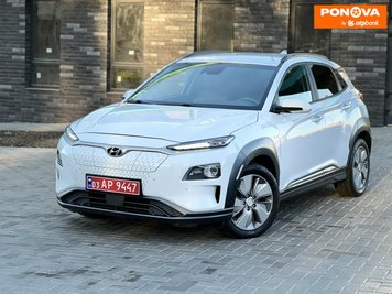 Hyundai Kona Electric, 2019, Електро, 121 тис. км, Позашляховик / Кросовер, Білий, Рівне Cars-Pr-274684 фото