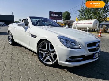 Mercedes-Benz SLK-Class, 2015, Бензин, 1.8 л., 87 тис. км, Родстер, Білий, Київ Cars-Pr-219030 фото