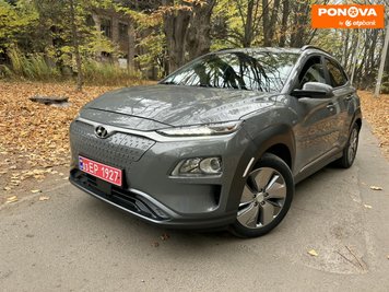 Hyundai Kona, 2019, Електро, 118 тис. км, Позашляховик / Кросовер, Сірий, Дніпро (Дніпропетровськ) Cars-Pr-277601 фото