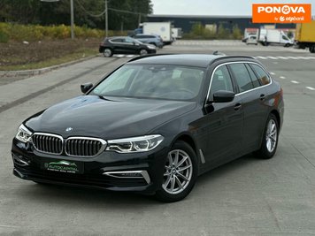 BMW 5 Series, 2019, Дизель, 2 л., 108 тис. км, Універсал, Чорний, Київ 279852 фото