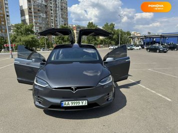 Tesla Model X, 2017, Електро, 186 тис. км, Позашляховик / Кросовер, Сірий, Київ Cars-Pr-62105 фото