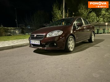 Fiat Linea, 2013, Дизель, 1.3 л., 232 тис. км, Седан, Червоний, Київ Cars-Pr-276331 фото