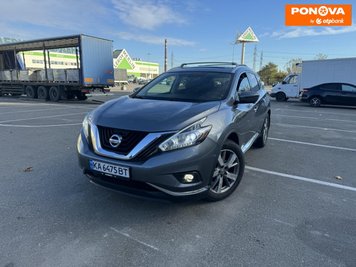 Nissan Murano, 2016, Бензин, 3.5 л., 134 тис. км, Позашляховик / Кросовер, Сірий, Київ Cars-Pr-273871 фото