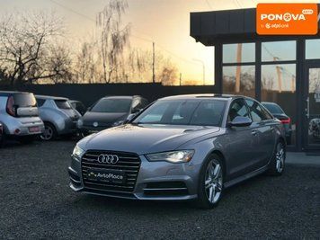Audi A6, 2015 р., Бензин, 151 тис. км, Седан, Сірий, Луцьк AT-10411945 фото