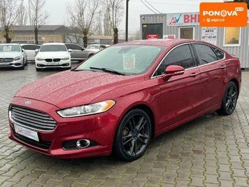 Ford Fusion, 2014 р., Бензин, 135 тис. км, Седан, Червоний, Кривий Ріг AT-10405164 фото