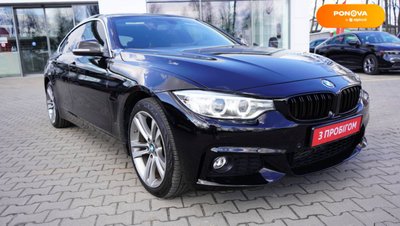 BMW 4 Series Gran Coupe, 2016, Бензин, 127 тыс. км, Купе, Чорный, Житомир 43357 фото