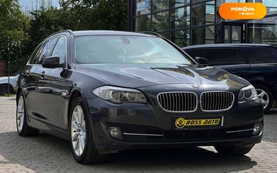 BMW 5 Series, 2012, Дизель, 2 л., 280 тис. км, Універсал, Сірий, Івано-Франківськ 10136 фото