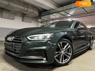 Audi A5, 2017, Дизель, 1.97 л., 93 тис. км, Купе, Зелений, Київ 47359 фото