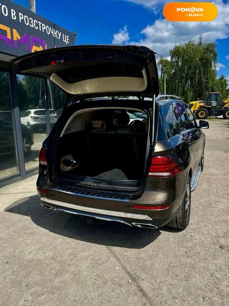 Mercedes-Benz GLE-Class, 2015, Бензин, 3 л., 128 тис. км, Позашляховик / Кросовер, Коричневий, Київ 107901 фото