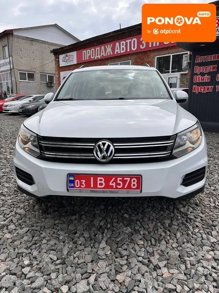 Volkswagen Tiguan, 2016 р., Бензин, 219 тис. км, Позашляховик / Кросовер, Білий, Сміла AT-10417121 фото