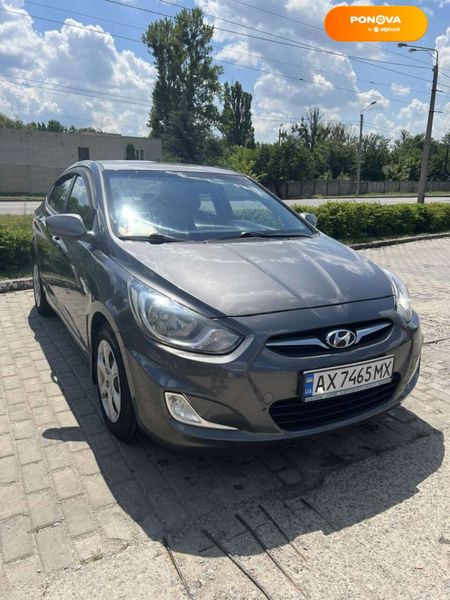 Hyundai Accent, 2012, Газ пропан-бутан / Бензин, 176 тис. км, Седан, Сірий, Харків Cars-Pr-65924 фото