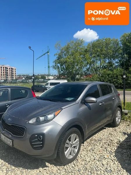 Kia Sportage, 2017 р., Бензин, 110 тис. км, Позашляховик / Кросовер, Сірий, Львів AT-10397640 фото