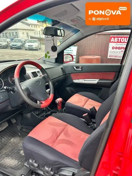 Hyundai Getz, 2008 р., Бензин, 145 тис. км, Хетчбек, Червоний, Запоріжжя AT-10417715 фото