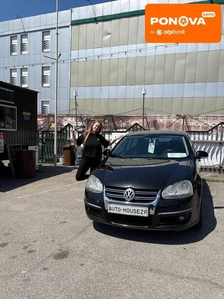 Volkswagen Jetta, 2007 р., Бензин, 169 тис. км, Седан, Чорний, Запоріжжя AT-10416946 фото