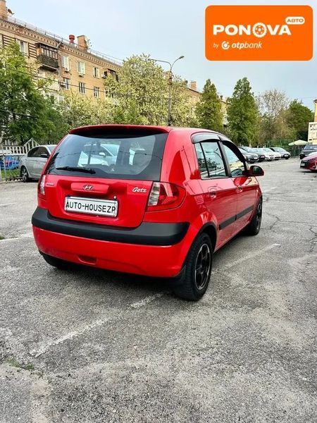 Hyundai Getz, 2008 р., Бензин, 145 тис. км, Хетчбек, Червоний, Запоріжжя AT-10417715 фото