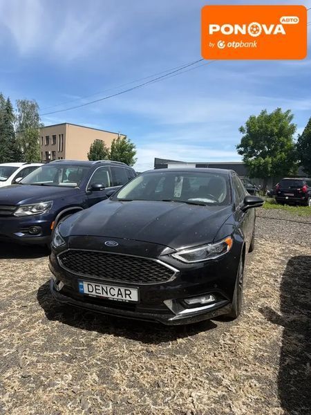 Ford Fusion, 2017 р., Бензин, 132 тис. км, Седан, Чорний, Луцьк AT-10418124 фото