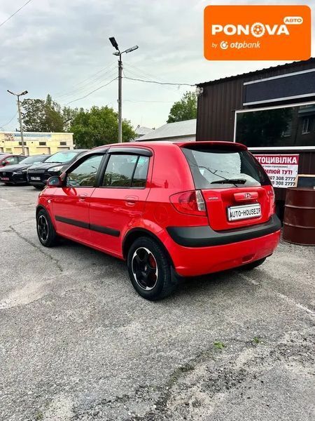 Hyundai Getz, 2008 р., Бензин, 145 тис. км, Хетчбек, Червоний, Запоріжжя AT-10417715 фото