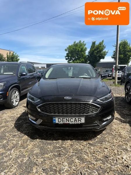 Ford Fusion, 2017 р., Бензин, 132 тис. км, Седан, Чорний, Луцьк AT-10418124 фото