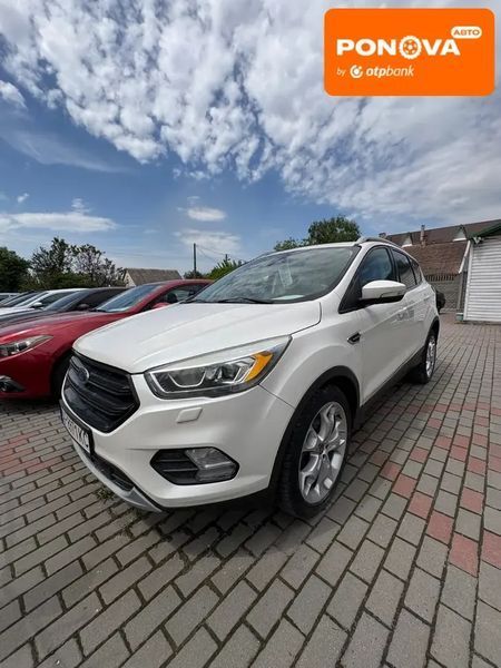 Ford Escape, 2017 р., Бензин, 83 тис. км, Позашляховик / Кросовер, Білий, Запоріжжя AT-10417738 фото