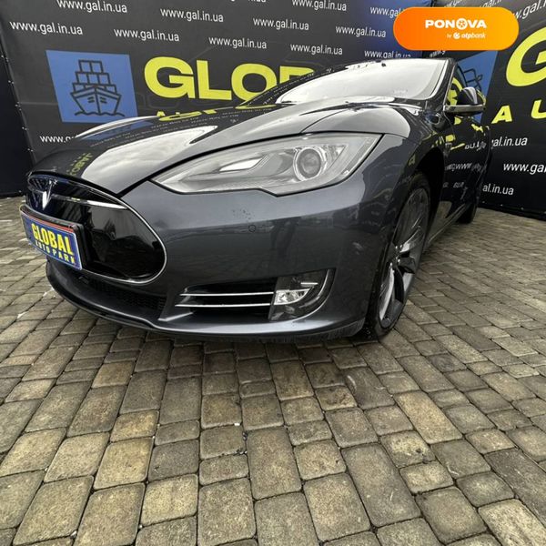 Tesla Model S, 2015, Електро, 99 тыс. км, Лифтбек, Серый, Львов 43912 фото