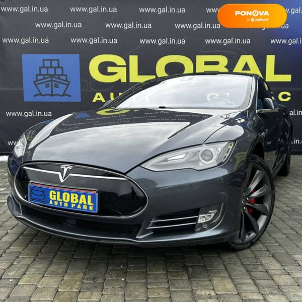 Tesla Model S, 2015, Електро, 99 тыс. км, Лифтбек, Серый, Львов 43912 фото