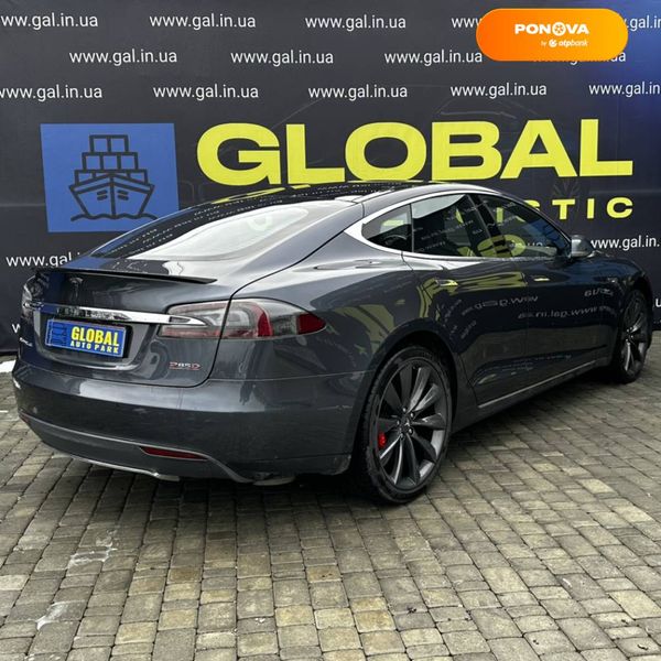 Tesla Model S, 2015, Електро, 99 тис. км, Ліфтбек, Сірий, Львів 43912 фото